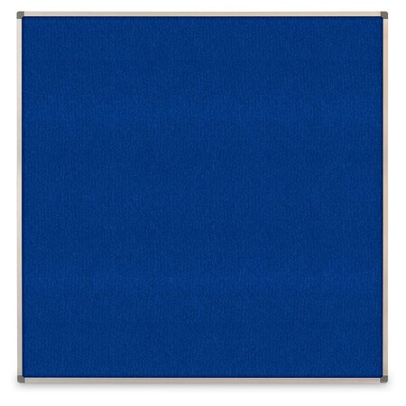 United Visual Products Corkboard, Fabric, Wht/Surf, 1 Door, 24x36" UV301-WHITE-SURF
